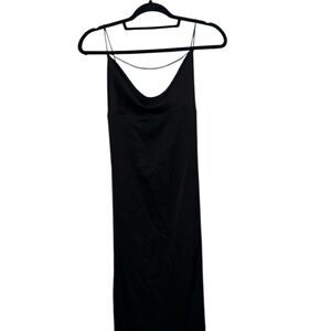 Elegant Black Slip Dress